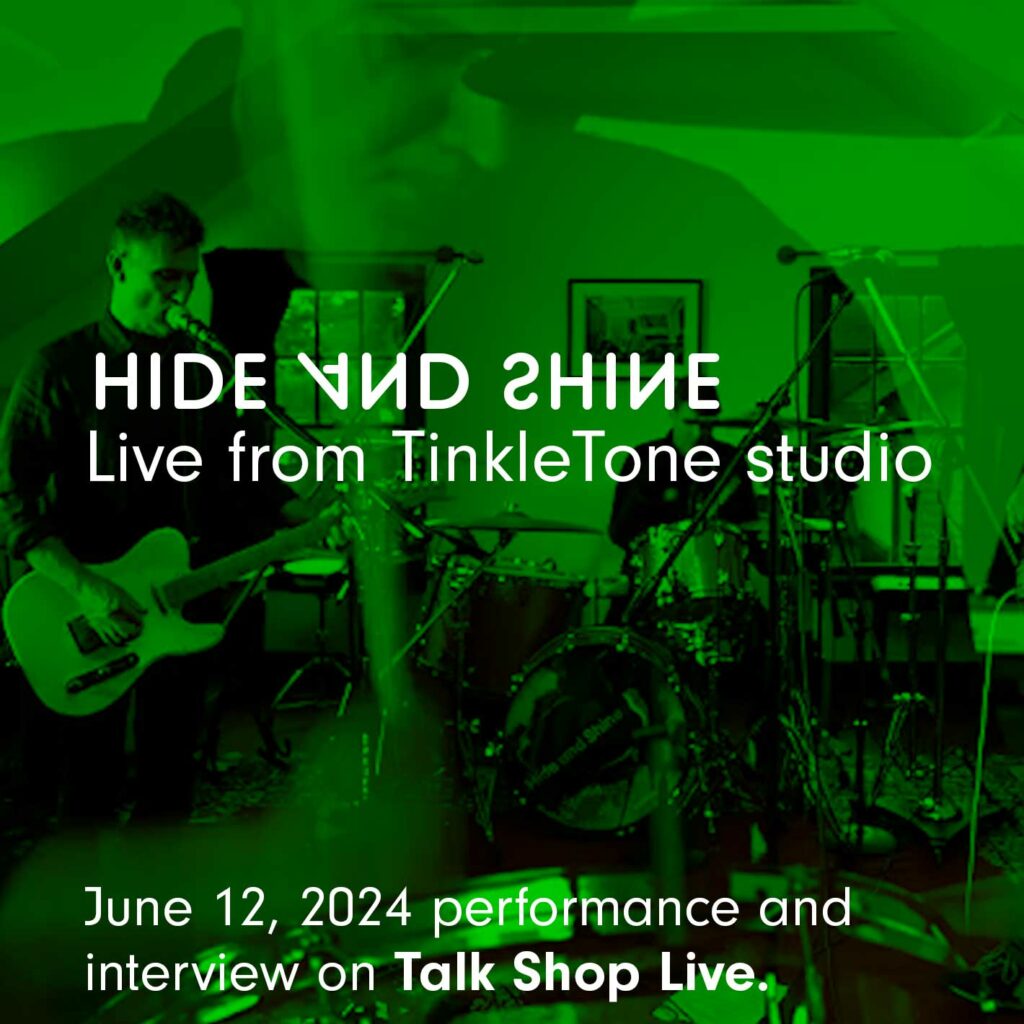 Hide and Shine Promo image for Talk Shop Live